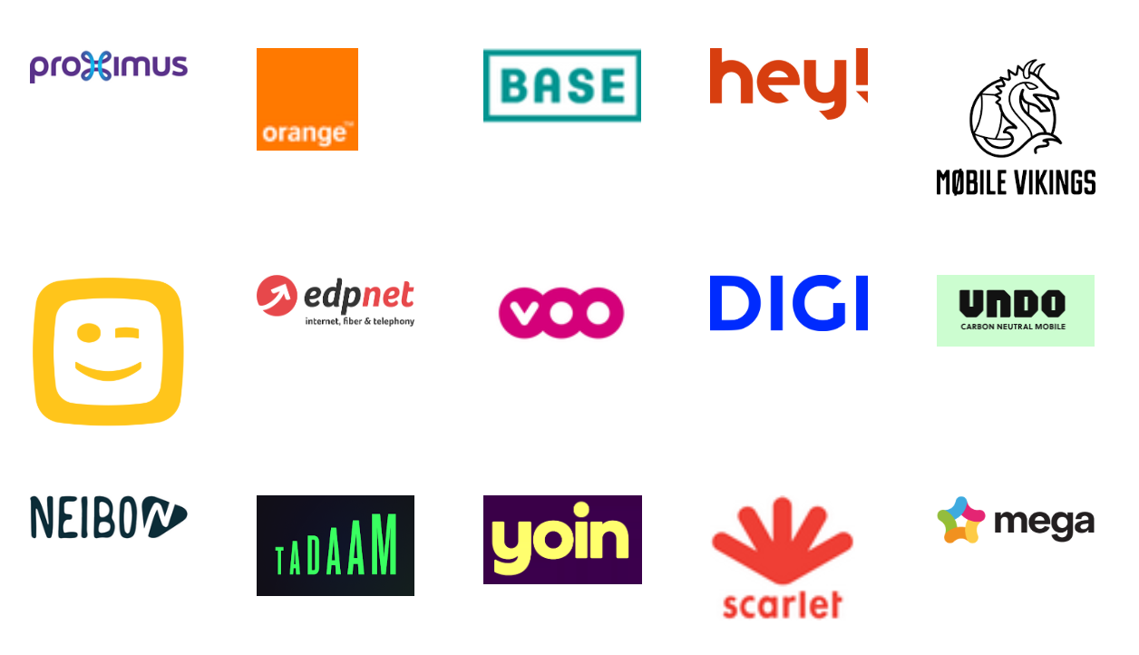 Logo de tous les autre opérateurs mobile